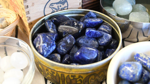 Sodalite Diamond (Tumbled)