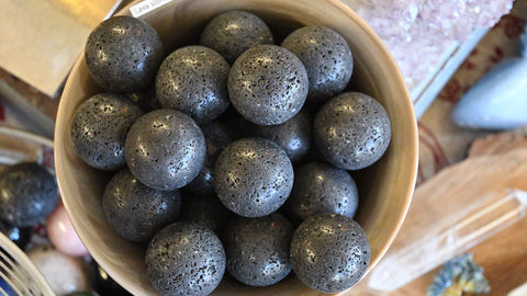 Lava Stone Sphere (1.5&quot;)