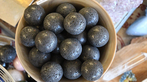Lava Stone Sphere (1.5&quot;)