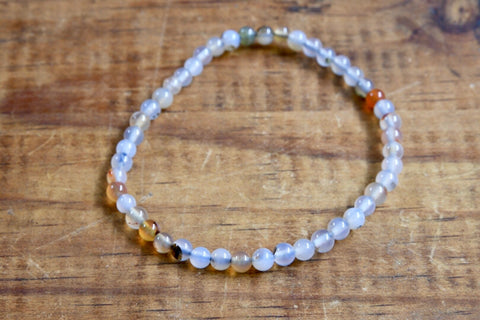 Dendritic Agate Bracelet (4mm)