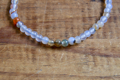Dendritic Agate Bracelet (4mm)