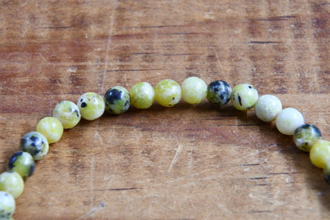 Yellow Turquoise Bracelet (4mm)