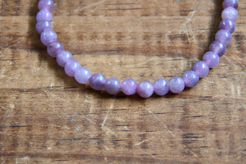 Lepidolite Bracelet (4mm)