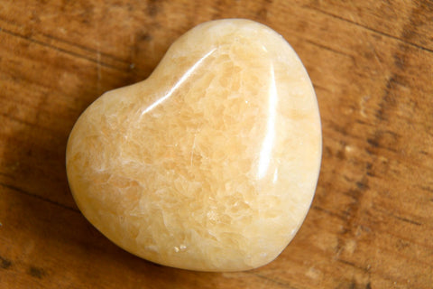 Yellow Calcite Heart (1.5&quot;)