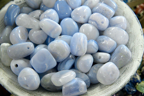 Blue Lace Agate Pendant