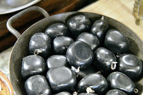Shungite Tumbled Necklace Pendant