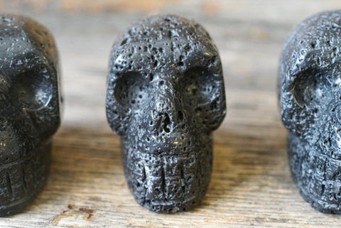 Lava Stone Skull