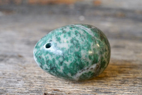 Jade in Quartz Mini Yoni Egg