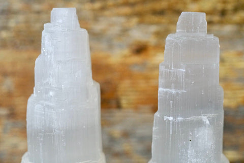 Selenite Tower (6”)