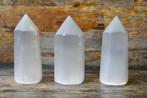 Selenite Obelisk (3”-4”)