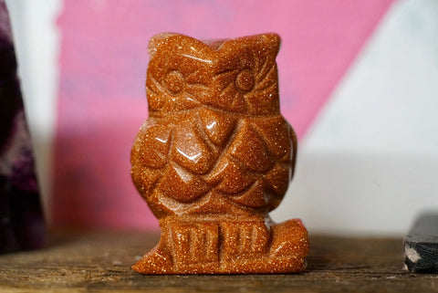 Red Goldstone Owl