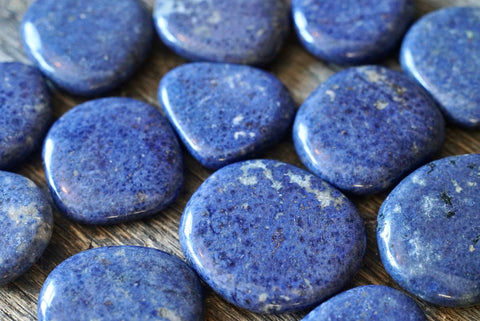 Dumortierite Flat Stone