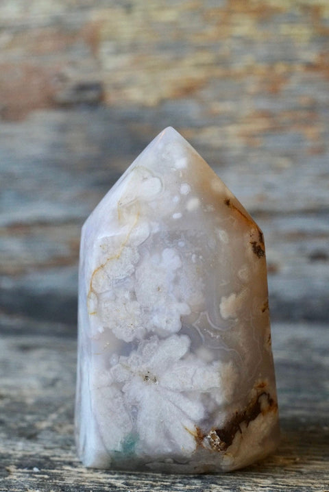 Flower Agate Obelisk (2”-2.75”)